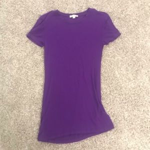 Zenana outfitters purple slim fit shirt